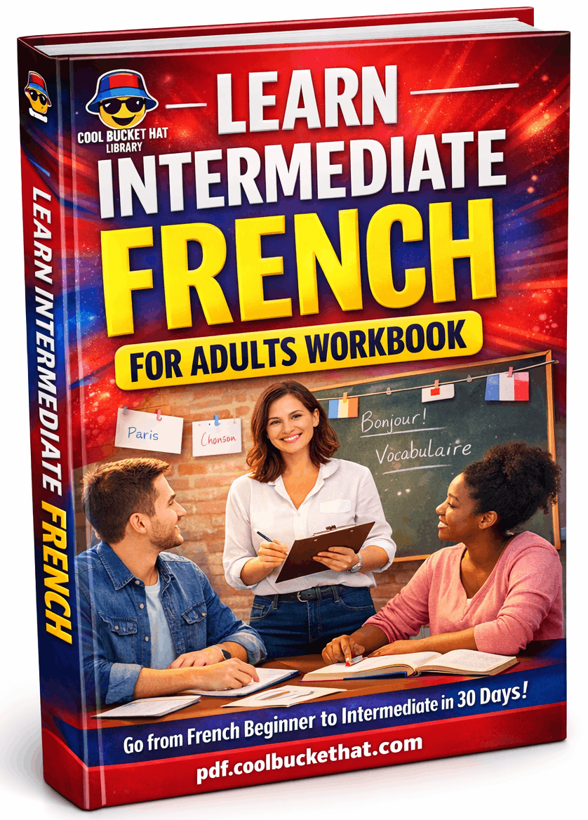 Learn Intermediate French for Adults Workbook